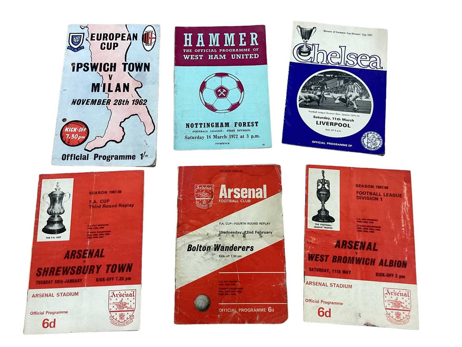 Lot 1517 - Football programmes
