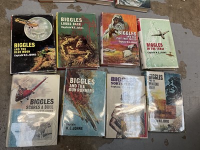 Lot 1759 - Captain W. E. Johns - Biggles, a good complete run from 51-84, with dust jackets, 1958-1970, all first editions. (33)