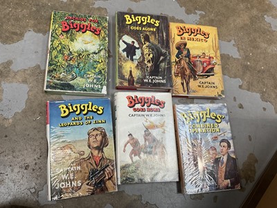 Lot 1759 - Captain W. E. Johns - Biggles, a good complete run from 51-84, with dust jackets, 1958-1970, all first editions. (33)