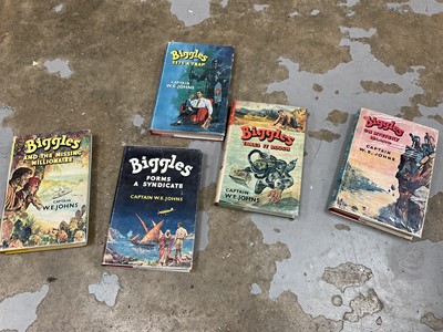 Lot 1759 - Captain W. E. Johns - Biggles, a good complete run from 51-84, with dust jackets, 1958-1970, all first editions. (33)