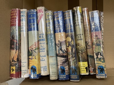 Lot 1760 - W. E. Johns - Collection of Gimlet books, all first editions with dust jackets. 1943-1952. (10)