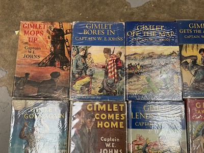 Lot 1760 - W. E. Johns - Collection of Gimlet books, all first editions with dust jackets. 1943-1952. (10)