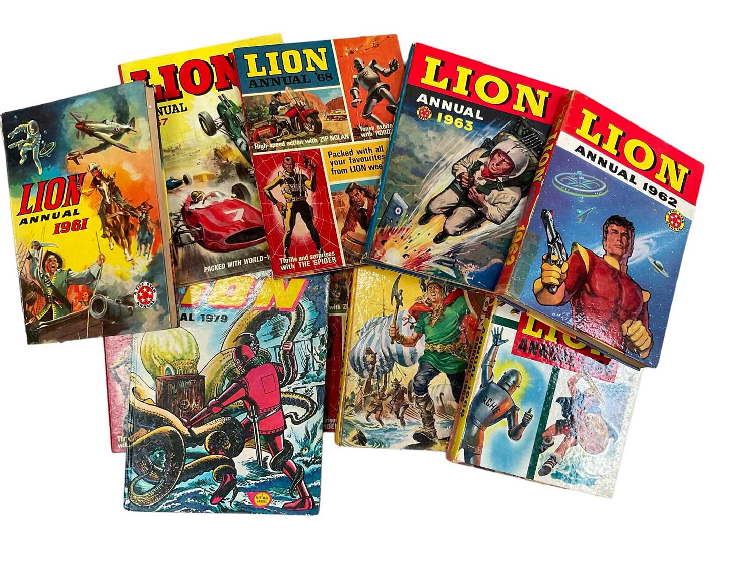 Lot 1765 - Lion Annuals, a run from 1961, with some duplicates, (21)