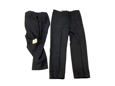 Lot 828 - Group of 1950s and later British Fire Brigade uniform to include tunics and trousers (qty)