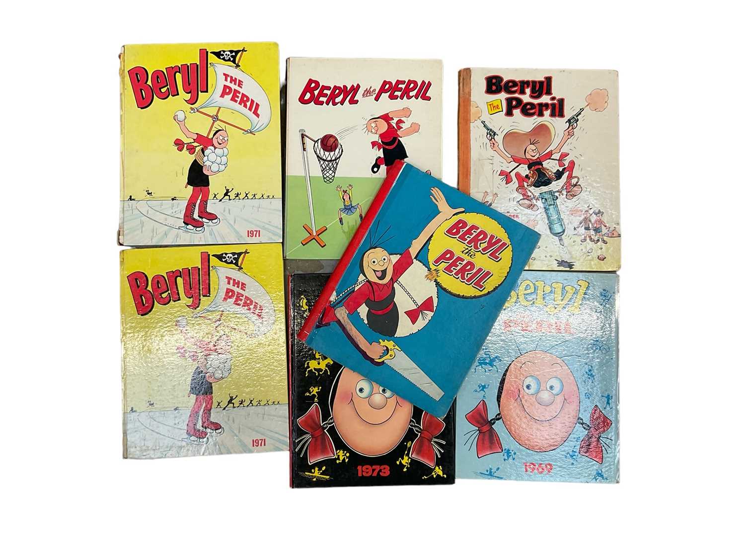 Lot 1767 - Beryl the Peril albums and various other