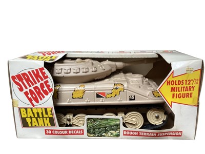 Lot 1998 - Strike Force Patrol Boat, UN Truck & Tanks,  boxed (4)