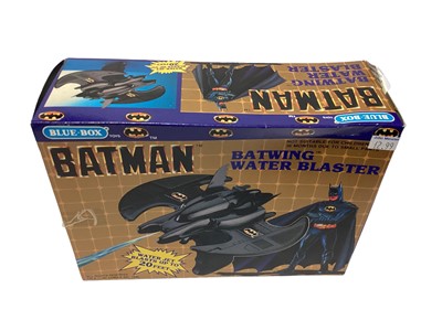 Lot 30 - Blue-Box (c1989) Batman DC Comics Batwing Water Blaster No.34029 7 Batcopter Water Blaster No.34030, both boxed (2)