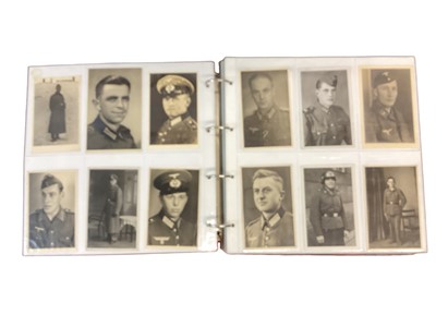 Lot 854 - Extensive collection of Nazi period German postcards including propaganda cards, portraits of troops, Hitler and Nazi leadership, Nazi architecture, parades, female nudes etc (278)