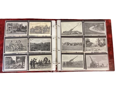 Lot 854 - Extensive collection of Nazi period German postcards including propaganda cards, portraits of troops, Hitler and Nazi leadership, Nazi architecture, parades, female nudes etc (278)