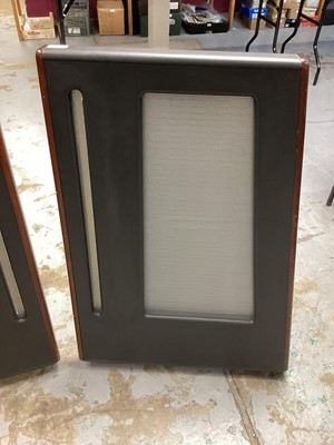 Lot 2216 - Rare pair of Apogee speakers - Stage Mk 1 ESL's on dampening legs