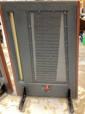 Lot 2216 - Rare pair of Apogee speakers - Stage Mk 1 ESL's on dampening legs