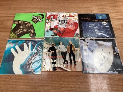 Lot 2221 - Box of 7" picture sleeves (45s), including Iggy and the Stooges, Pet Shop Boys, Fun Boy Three, etc