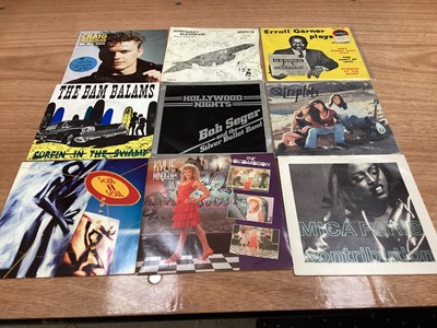 Lot 2221 - Box of 7" picture sleeves (45s), including Iggy and the Stooges, Pet Shop Boys, Fun Boy Three, etc