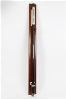 Lot 815 - 20th century ship-type stick barometer, by...