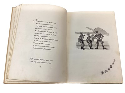 Lot 889 - Nazi 1941 Paratrooper cartoon book 'Groth and Kade So weird man Fallschirmjäger'