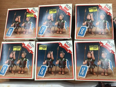 Lot 2012 - CEJI Asterix & Obelix's Motorised Gallic Chariot & Fortress, both in poor boxes (2)