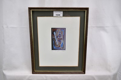 Lot 1049 - *Dale Devereux Barker (b.1962) three unique signed prints - ‘2nd Guitar’, Untitled and ‘Modern Flower’