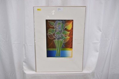Lot 1049 - *Dale Devereux Barker (b.1962) three unique signed prints - ‘2nd Guitar’, Untitled and ‘Modern Flower’
