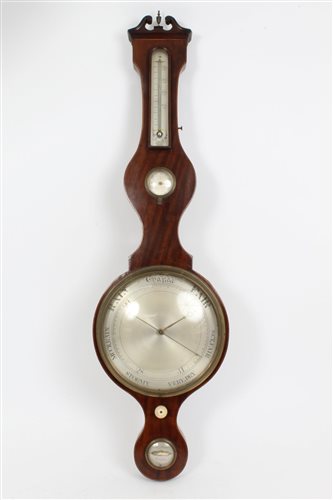 Lot 823 - Early 19th Century Banjo Barometer