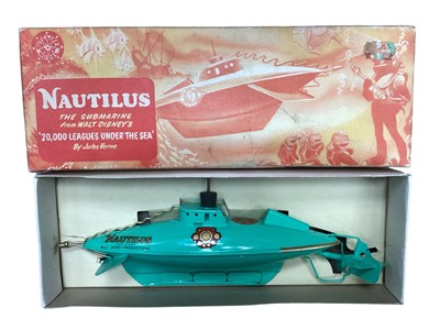 Lot 2009 - Sutcliffe Nautilus Submarine, in original box, plus unboxed Ranetta Atomica S.A.107 Submarine (2)