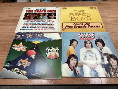 Lot 2243 - Three retro storage units of LP records including Pat Benatar, Cliff Bennet and the Rebel Rousers, Tony Bennett, Dave Berry, Elkie Brook and Long John Baldry