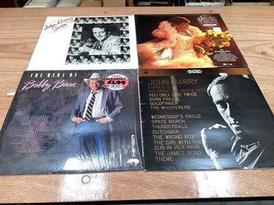Lot 2243 - Three retro storage units of LP records including Pat Benatar, Cliff Bennet and the Rebel Rousers, Tony Bennett, Dave Berry, Elkie Brook and Long John Baldry