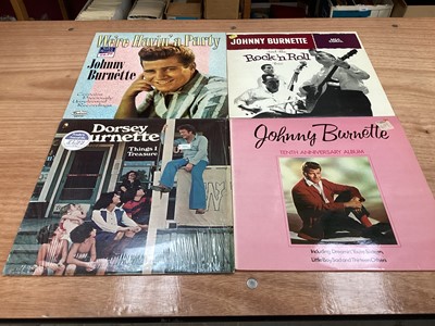 Lot 2243 - Three retro storage units of LP records including Pat Benatar, Cliff Bennet and the Rebel Rousers, Tony Bennett, Dave Berry, Elkie Brook and Long John Baldry