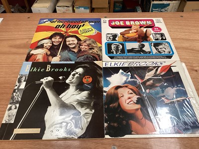 Lot 2243 - Three retro storage units of LP records including Pat Benatar, Cliff Bennet and the Rebel Rousers, Tony Bennett, Dave Berry, Elkie Brook and Long John Baldry