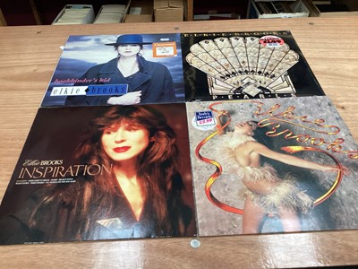 Lot 2243 - Three retro storage units of LP records including Pat Benatar, Cliff Bennet and the Rebel Rousers, Tony Bennett, Dave Berry, Elkie Brook and Long John Baldry