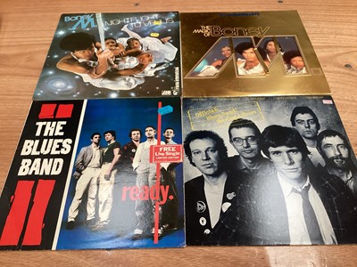 Lot 2243 - Three retro storage units of LP records including Pat Benatar, Cliff Bennet and the Rebel Rousers, Tony Bennett, Dave Berry, Elkie Brook and Long John Baldry
