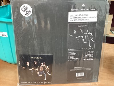 Lot 2247 - Scarce copy of The Cranberries Everybody else is doing it etc, ILP 8003/514 156-1 (with CD booklet), together with Audiophile-Halt-Speed mastered Nightwatch by Kenny Loggins, Demonstration LP's by...