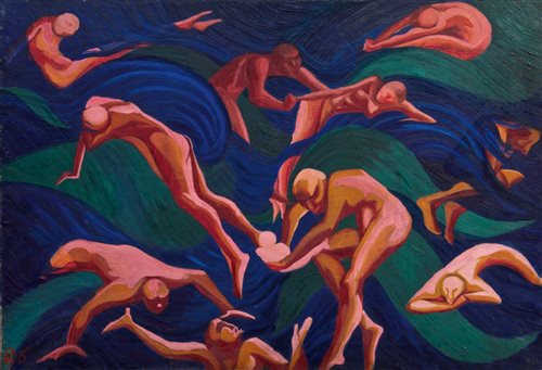 Lot 1390 - *Clare Winsten (1894 - 1989), oil on canvas -...