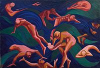 Lot 1390 - *Clare Winsten (1894 - 1989), oil on canvas -...