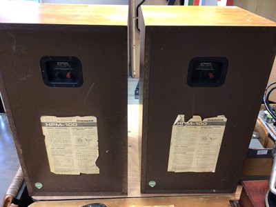 Lot 2269 - Pair of Pioneer HPM-100 stereo speakers