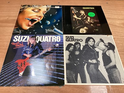 Lot 2272 - Collection of LP records including Suzi Quatro, Pretenders, Pointer Sisters, Mud, Elvis, Cliff Richard, Roy Orbison etc (2boxes)
