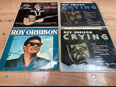 Lot 2275 - Collection of 1960s and later records including Elvis, Roy Orbison, Cliff Richard etc (1 box)