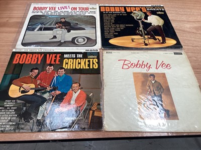 Lot 2275 - Collection of 1960s and later records including Elvis, Roy Orbison, Cliff Richard etc (1 box)