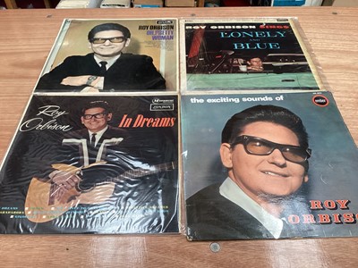 Lot 2275 - Collection of 1960s and later records including Elvis, Roy Orbison, Cliff Richard etc (1 box)