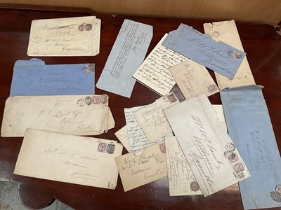 Lot 66 - Group of stamped envelopes