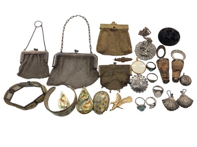 Lot 1016 - Group of costume jewellery, silver and bijouterie