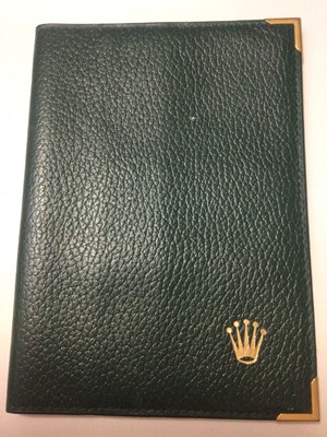 Lot 295 - Vintage Rolex wallet with logo