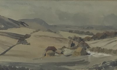 Lot 121 - Frank Pearsons watercolour - Devils Dyke