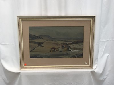 Lot 121 - Frank Pearsons watercolour - Devils Dyke
