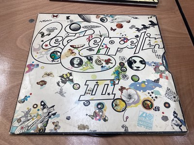 Lot 2283 - Five LP records by Led Zeppelin