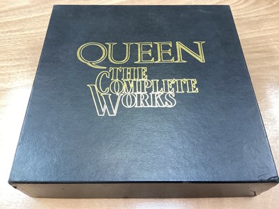 Lot 2285 - Queen - The Complete Works, boxed set together with Springsteen boxed set - Live 75-85 (2)