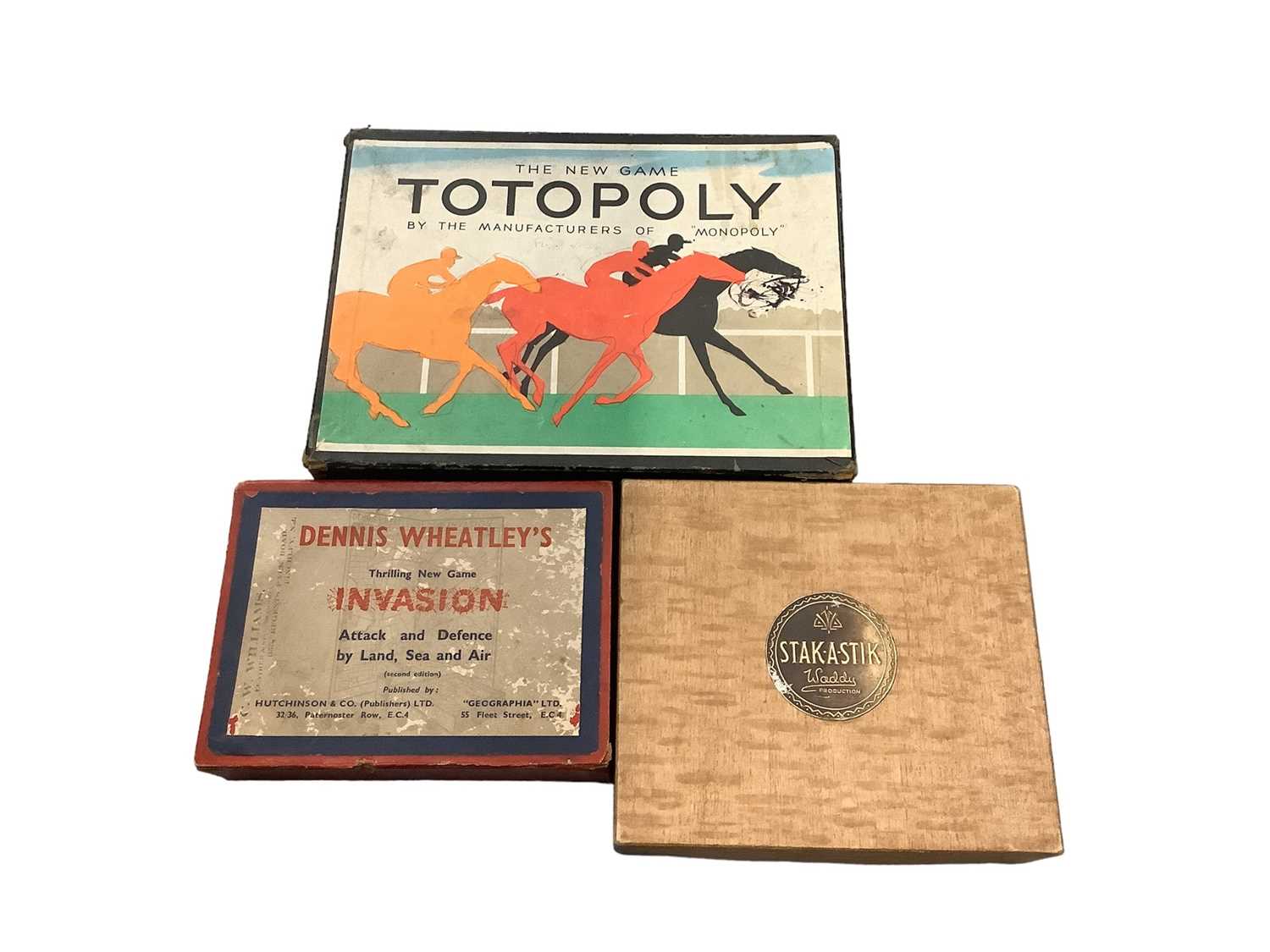 Lot 2046 - Selection of children's games and puzzles including 'Invasion', Dover Patrol, Totopoly etc