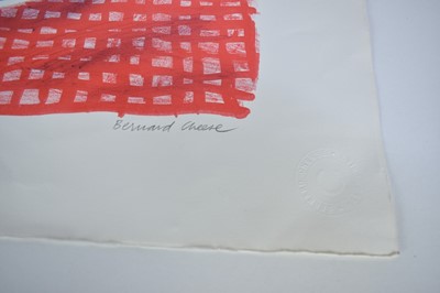 Lot 1042 - *Bernard Cheese (1925-2013) print - Trout on a Plate, 12/35, signed and blind stamped, 43cm x 48cm, unframed