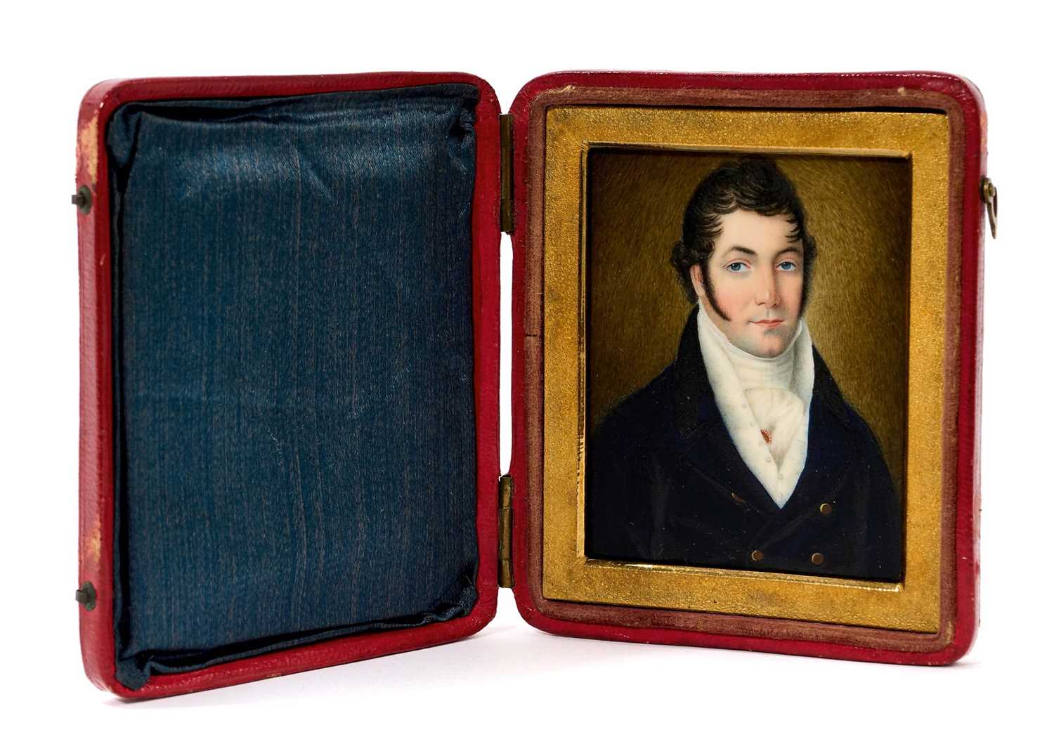 Lot 821 - Sarah Wright Biffin (1784-1850) portrait miniature on ivory