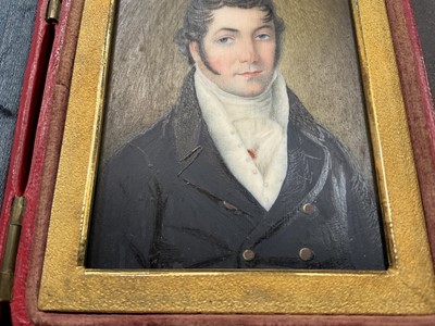 Lot 821 - Sarah Wright Biffin (1784-1850) portrait miniature on ivory