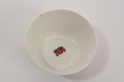 Lot 64 - Bow tea bowl and saucer, painted in Imari style, circa 1755